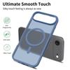 For iPhone Air Case Compatible with MagSafe TPU Frame Acrylic Back Phone Cover Skin Touch