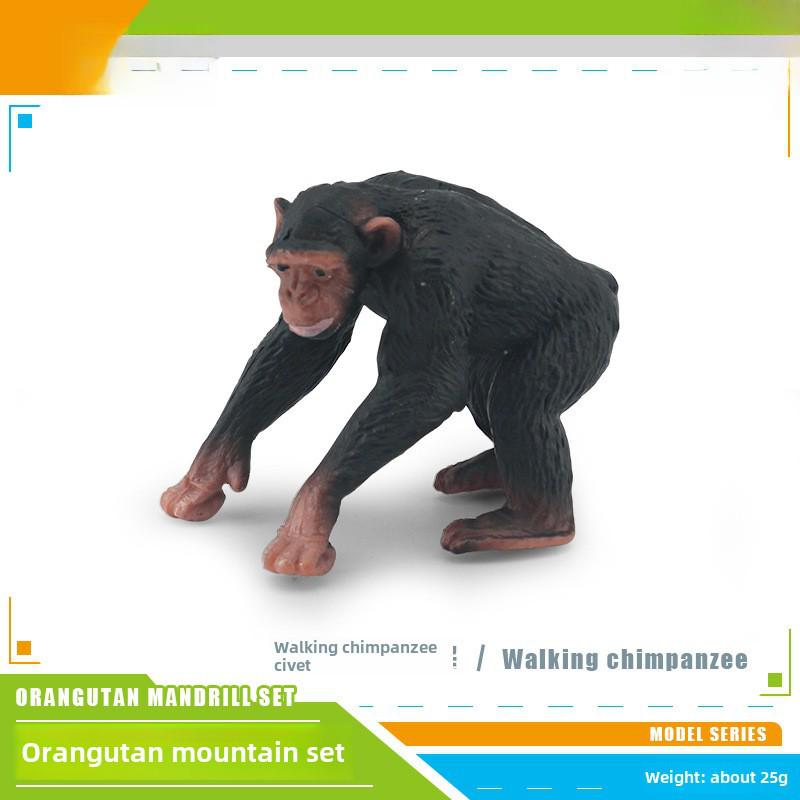 Schimpanse und Gorilla Stehend Zoo Modell Spielzeug