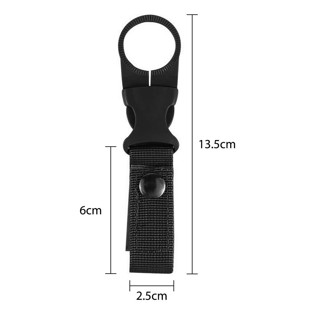 Venkovní nylonová spona na láhev s vodou Multifunkční kroužkový držák na láhev s vodou pro kempování