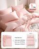 Sterilized Disposable Double Bedding Set: Includes Bed Sheets, Pillowcases, Duvet Covers, Fitted Sheets - Ideal for Travel and Hotels