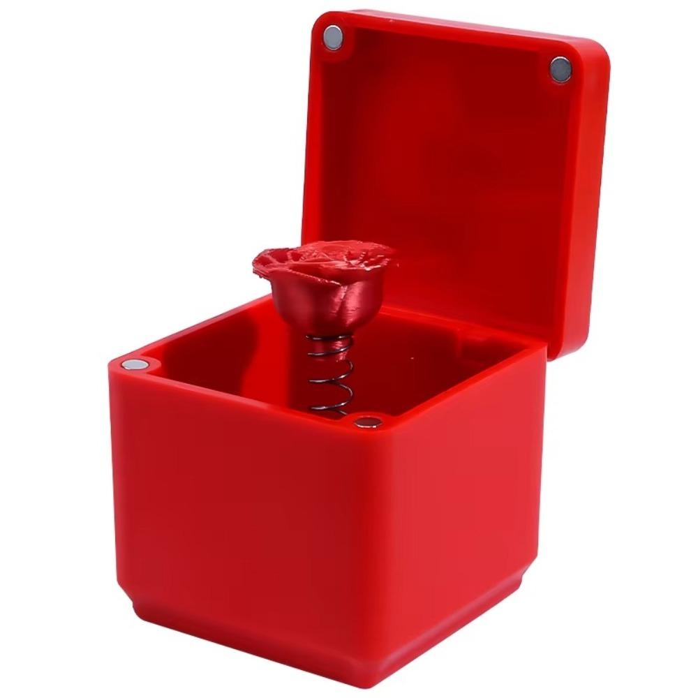 Creative 3D Printed Annoying Gift Box Pop-Up Novelty Prank Storage Box Red Heart Shape Funny Surprise Gift Box Valentine's Day