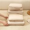 6Pcs/Set Large Capacity Luggage Compression Bag Washable Dampproof Travel Organizer Bags Folding Portable Packing Cubes Set