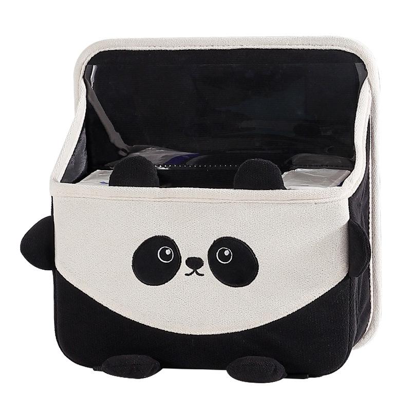 Cartoon Car Seat Back Organizer: Multifunctional Storage Container