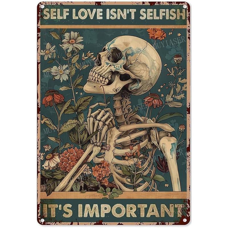 Vintage Cat Metal Plate, Rectangular Iron Wall Art Bar Decor