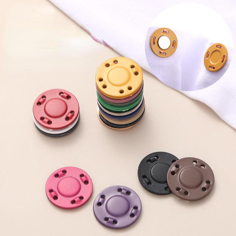 12.5/21/25Mm Magnetic Clothing Invisible Magnet Buttons Snaps Fasteners Buttons For Diy Clothing Bag Overcoat Sewing Supplies