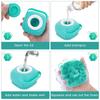 Silicone Dog Cat Shower Brush Pet Shampoo Dispenser Massager Bath Brush Bathroom Puppy Washing Grooming Brush Dog Accessories
