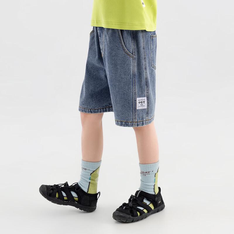 Boys' Washed Denim Casual Shorts