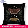 Home Decor Halloween-Themed Moon And Witch Pillowcases Pattern Cushion Cover Suitable For Sofa Bedroom Car Pillow Cover