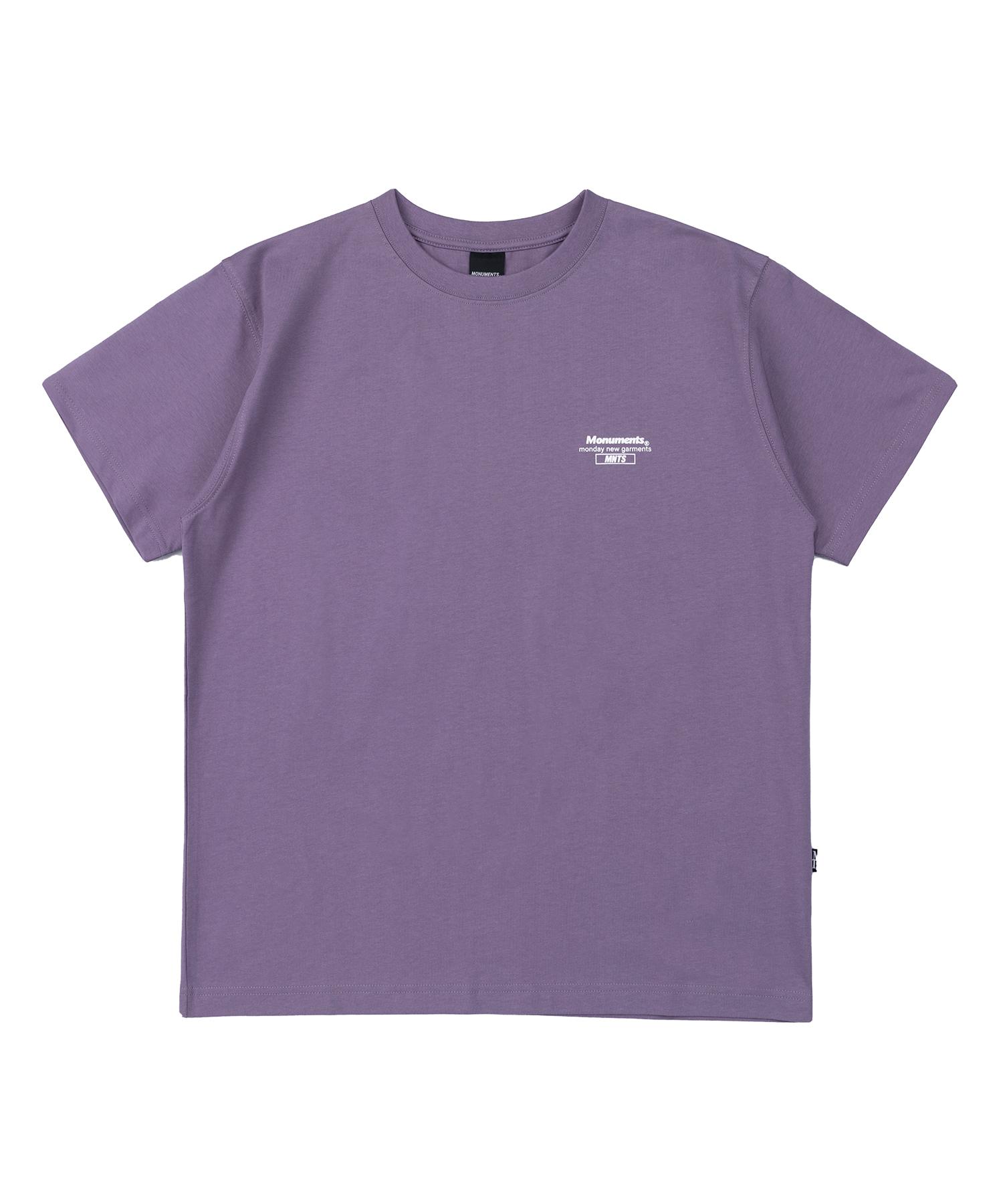 Monument Essential Logo T-Shirts (Violet) Violet/L