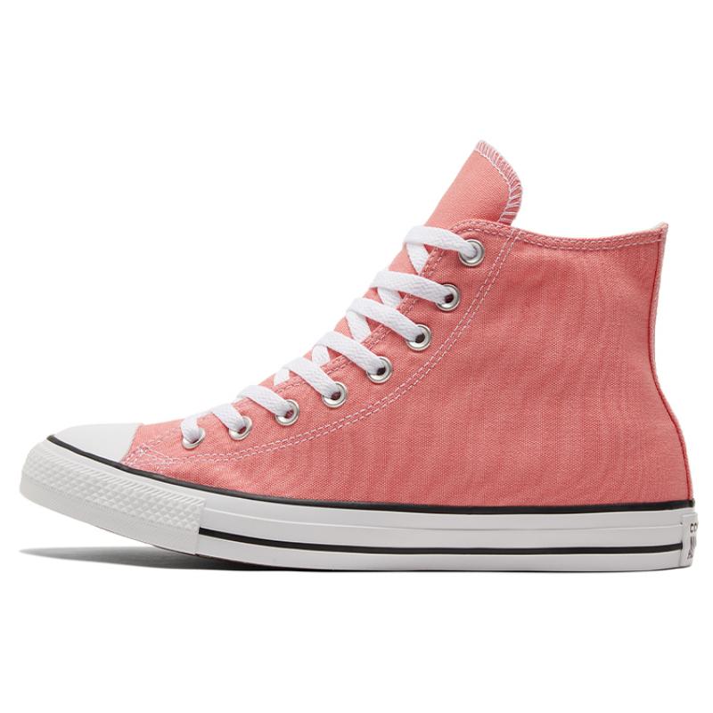 Converse Chuck Taylor All Star Comfortable Trend High-Top Canvas Shoes Unisex Peach Pink