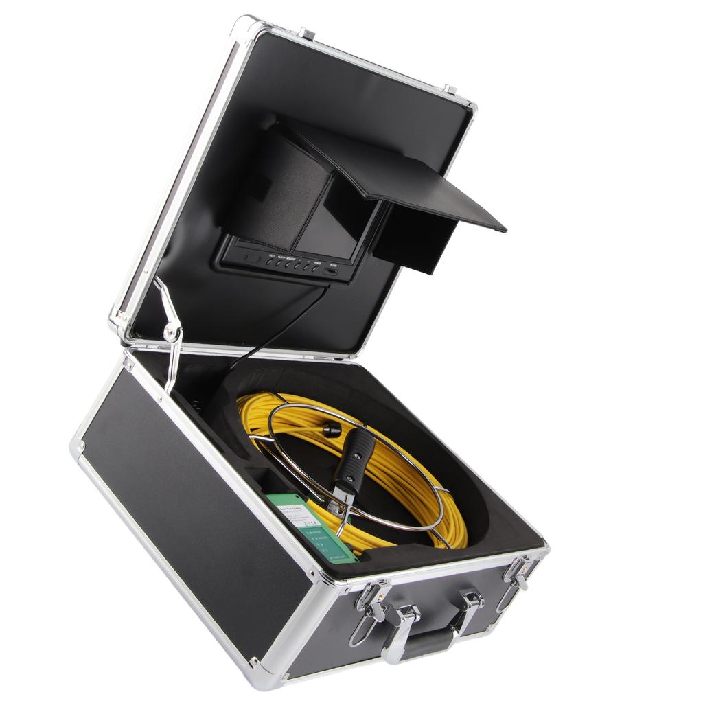 Industrial Endoscope 9 Inch Video 30MM Borescope Pipe Wall Inspection Detection Camera Drain Sewer