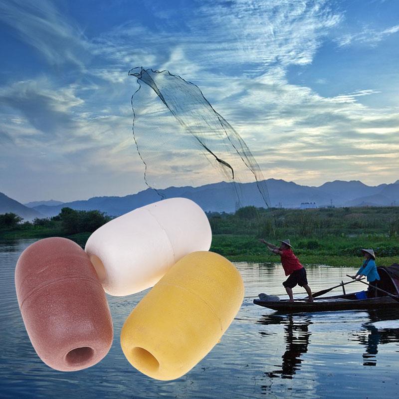 2Pcs 7×11CM Oval Fishing Foam Buoy, Deep Water Drift Float For Anchor Rope & Crab Pot Marker Fishing Tackle