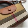2024 Retro British Plaid Mini Crossbody Dumpling Bag