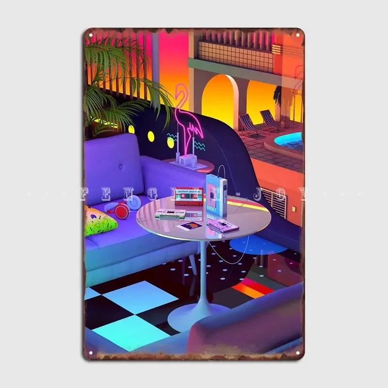 Mixtapes Memories Metal Sign Cinema Garage Party Design Plaques Tin Sign Poster