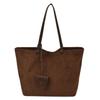 Herbst und Winter schlicht retro Wildleder vielseitig Achseltasche Damen 2025 neue Handtasche Pendler Umhängetasche