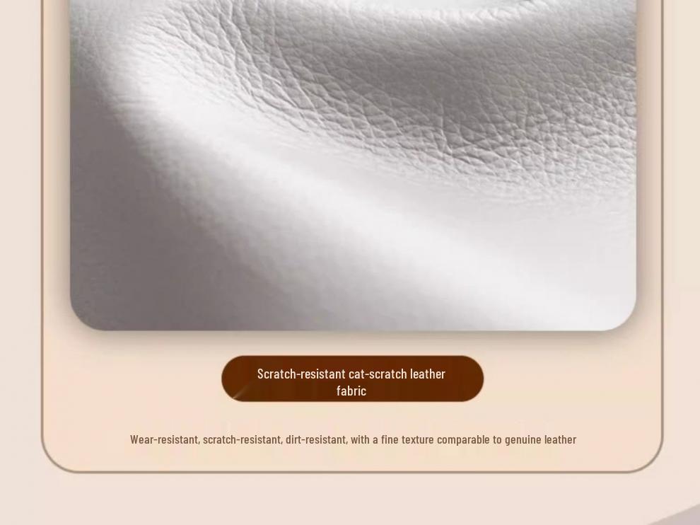 Modern Light Luxury Small Apartment Sofa - Cat Scratch Leather Fabric for Bedroom, Lounge, or Clothing Store
