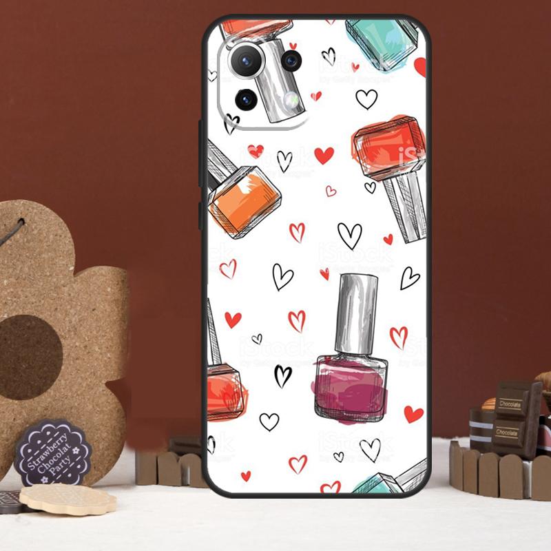 Schöne Nagellack-Emaille-Farbhülle Für Xiaomi 15 14 Ultra 13T 14T 15T 17 Pro Max POCO X7 Pro X5 X6 F5 F6 F7 F8 Ultra Abdeckung