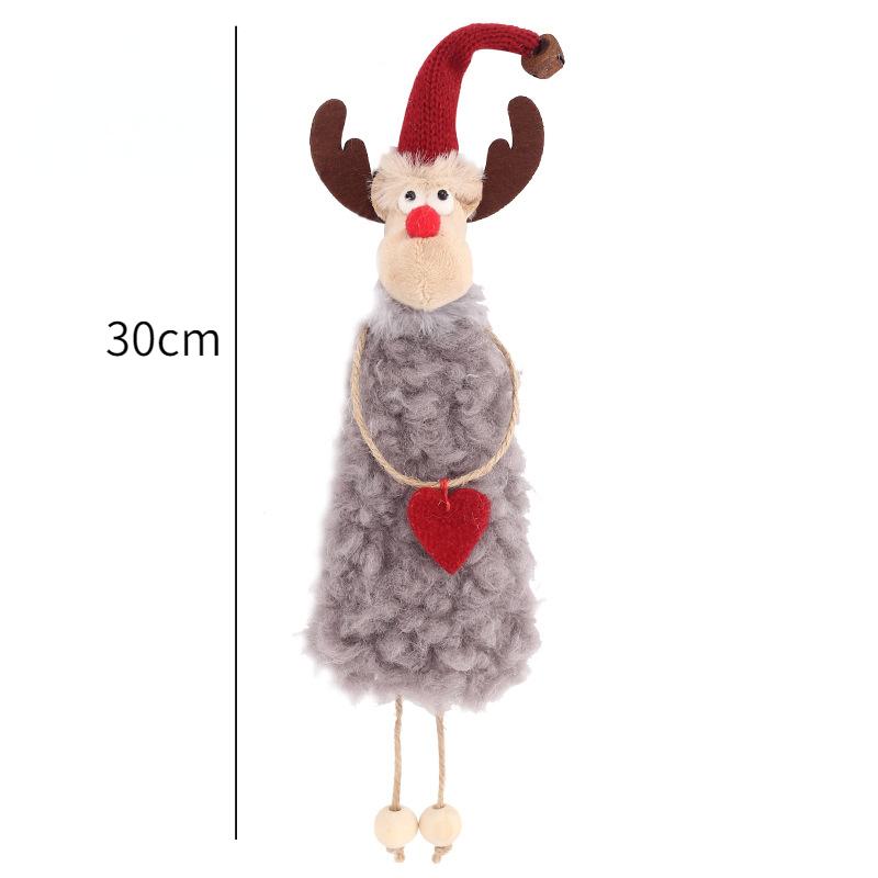 Neujahrs-Engelspuppe Weihnachtsbaumschmuck Anhänger Hängende Weihnachtsdekoration für Zuhause Navidad 2025 Weihnachtsmann Weihnachtsgeschenk