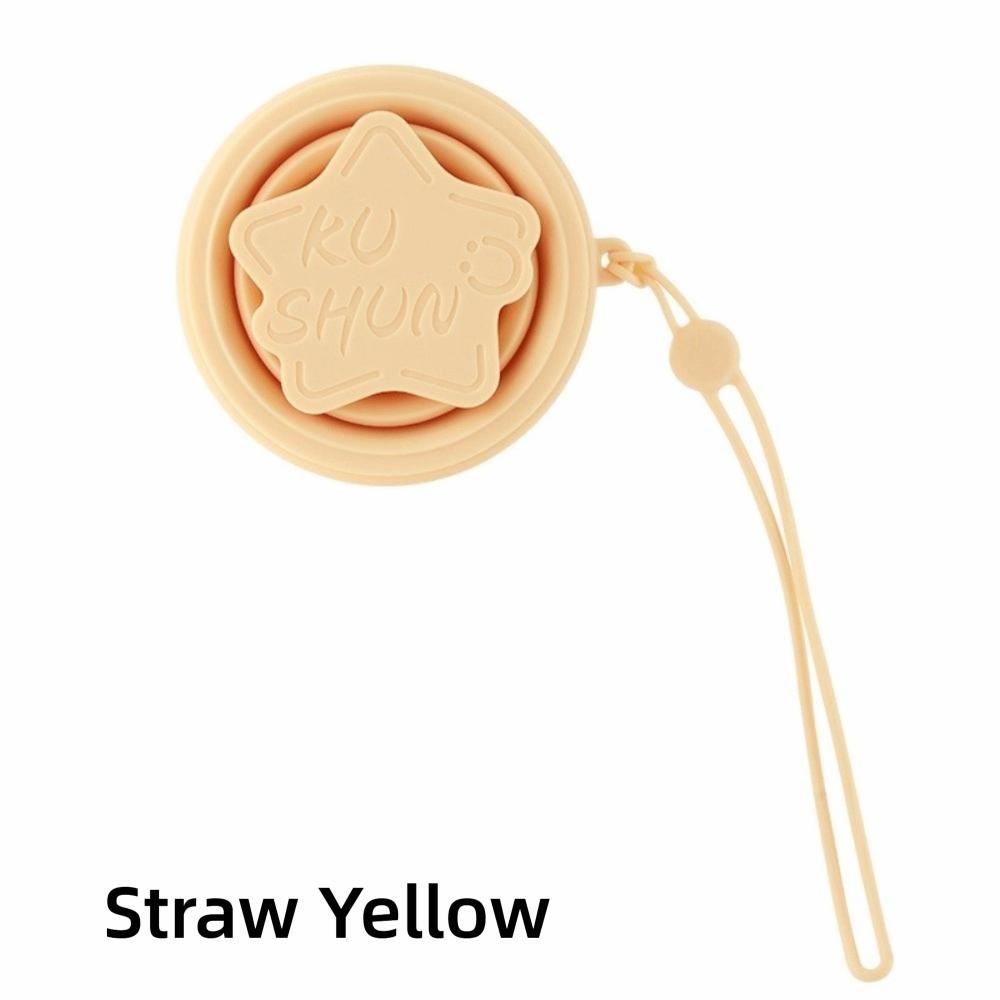 New 200ml Foldable Silicone Cup With Lid Lanyard Design Collapsible Retractable Cup Drinking Mug Outdoor Travel