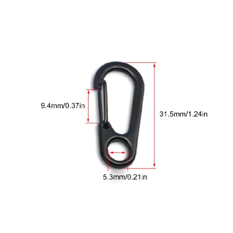 10 Stück Kompakte Karabinerhaken Miniatur-Karabinerhaken Bunte Karabiner zum Befestigen von Gegenständen Rucksäcken Oder Gürtel
