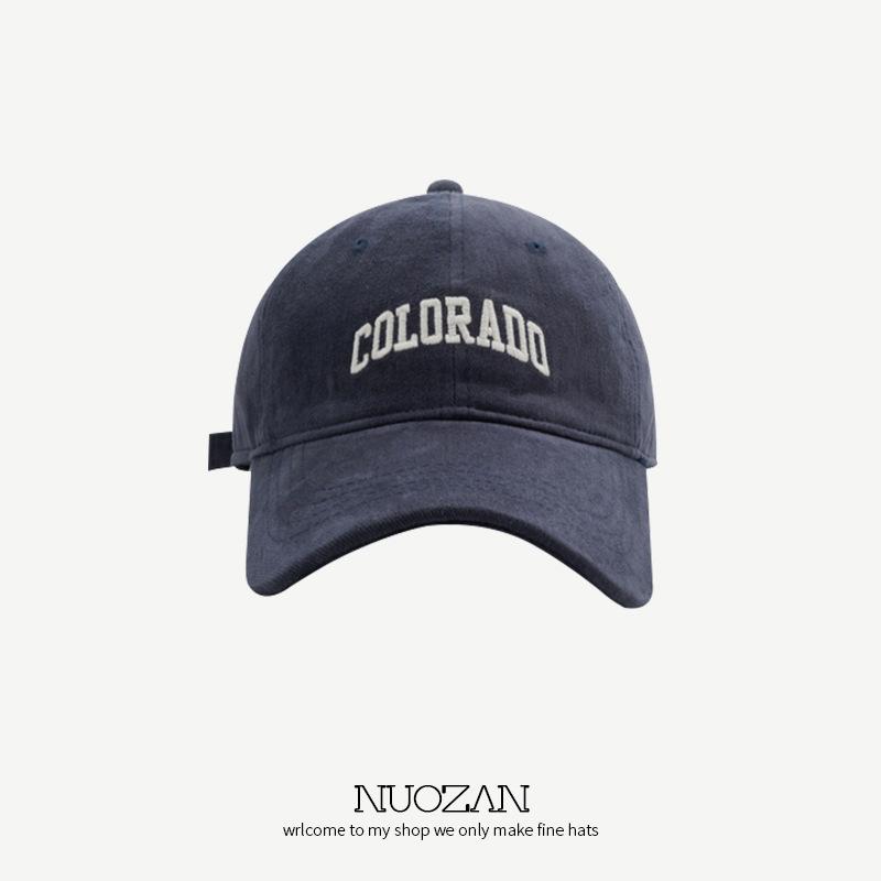 Baseball Cap Children's New Fashion Big Brim Show Thin Face Small Peaked Cap Men.