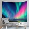 Northern Lights Tapestry Mountains Sea Tapestry Natural Landscape Tapestry Art Home Living Room Bedroom Dorm Decor Tapestries