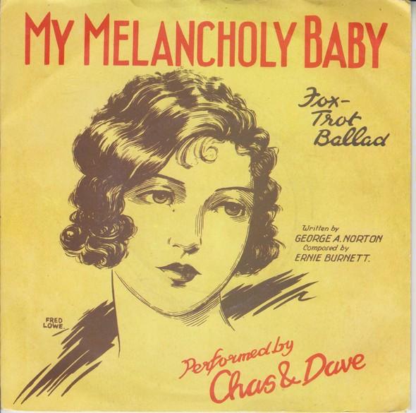 

7inch Record CHAS & DAVE - My Melancholy Baby KOR21 Rockney 1983 UK Rock Used