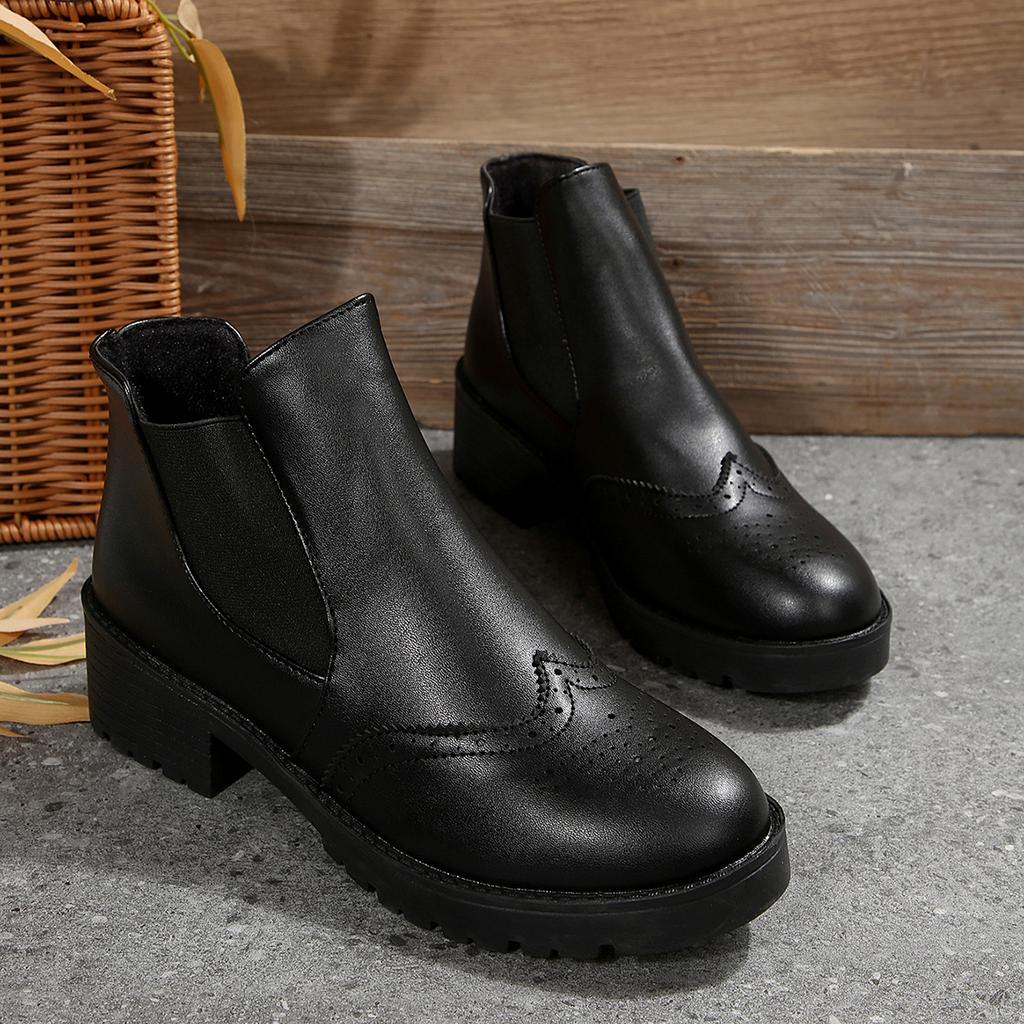Botas Chelsea Masculinas de Couro Estilo Britânico Moda Slip-on Elásticas no Tornozelo de Cano Alto Masculinas Casuais de Vestir Botas Elegantes Sapatos de Caminhada