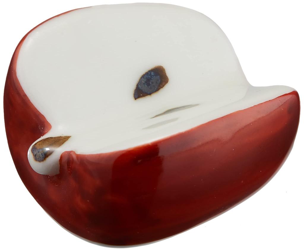 Arita-Ware Essstäbchenablage Nishiki Apfel Set mit 5 Stück, Design, rot, 485220(5)