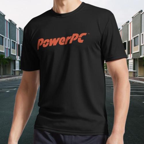 PowerPC Logo Active T-Shirt Funny Size S to 5XL