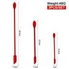 3 Pcs/Set 3 Colour 48G Silicone Anti-Stick Double Head Mini Spatula Small Tip Jam Scraper With Spoon Kitchen Baking Tool