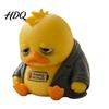 Emotional Support Duck Figurine Figurine Resin Yellow Ornament Artistic Decoration Cute Statue for Home Office Desk Decor Ornament