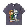 275 GSM Washed T-shirts 100% Cotton HXH V7 Gon Killua Print Unisex Heavy Cotton T Shirt