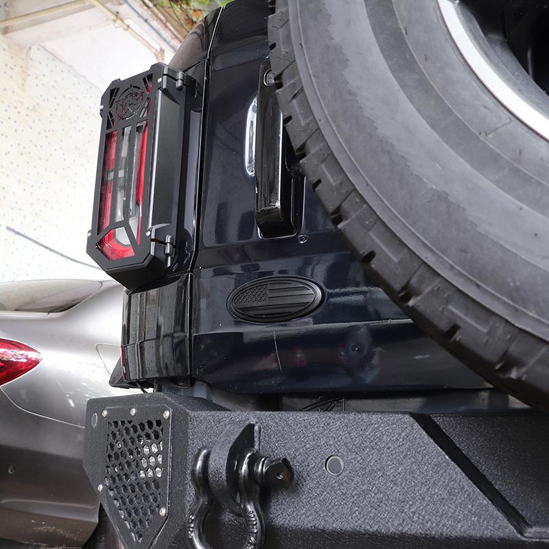 WJPZ7 High Quality 5" Inch Rear TaiL Door Labeling Fit For Ford Bronco 2021 2022 2023 2/4 Door Tailgate Oval Emblem Car Decor Badge