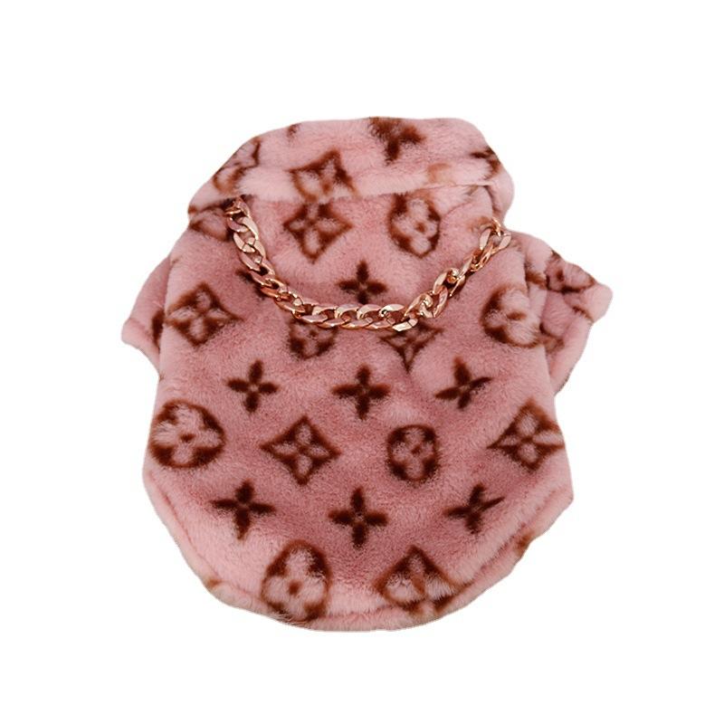 Spot Wholesale Trendy Brand Pet Clothing Autumn and Winter Thickened Coat Teddy Schnauzer