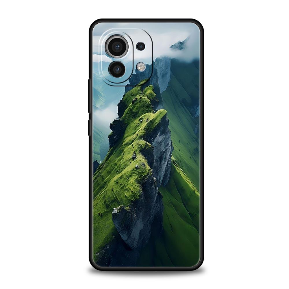 Phone Case For Xiaomi Mi 15 14 14T 13T 12T Pro 12 13 11 Lite 5G 11T X6 X5 Pro Soft TPU Cover Lucky Grass