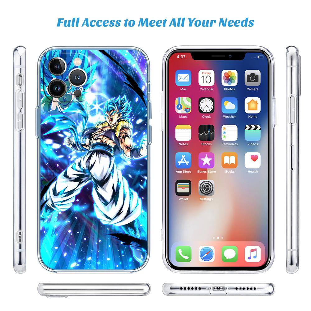 PP30 Dragon Ball Goku Soft Shell Transparent Phone Case for Motorola Moto G7 G8 G9 G84 G85 G73 G24 G15 Z2 Play Power Plus