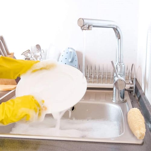 Natural Loofah, Multi-Purpose Loofah Sponge, Loofah Scrubber, 3-Pack, Dish Brush, Dishwashing Brush, Kitchen Supplies, Gentle on Hands, Non-Greasy, So