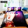 Copripiumino Re Donna Poker Moderno Set Biancheria da Letto Gioco di Carte Gamer Copripiumino Gioco d'Azzardo Atletica Copripiumino in Poliestere