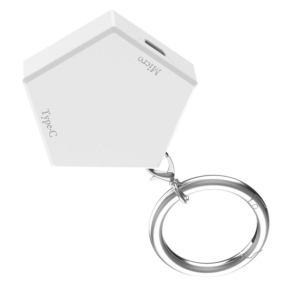 Magnetic Portable Charger with Keychain Type-C/Micro Port Wireless Charging Dock for Oneplus Watch2 OPPO Watch X/4pro/3 Pro/2/SE