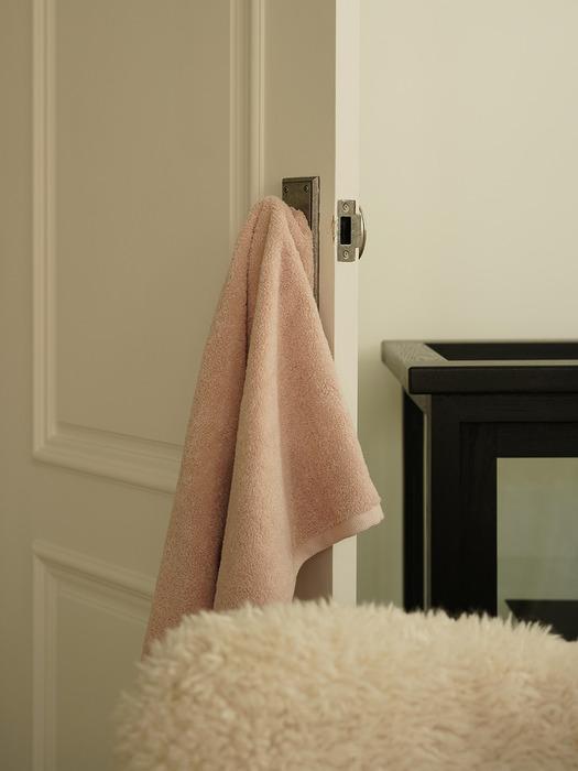 CLAUMAN 1981 1P Signature Hotel Towel _ Blush Pink Blush Pink