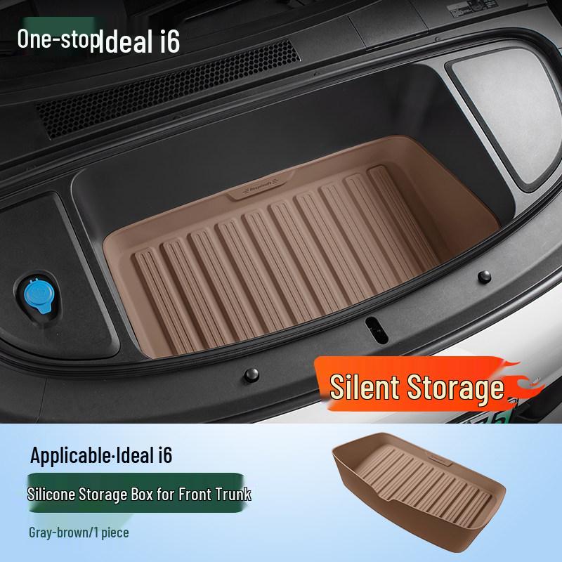 Ideal i6/i8 Trunk Mat: TPE Full Surround, Waterproof, Wear-Resistant Car Accessory
