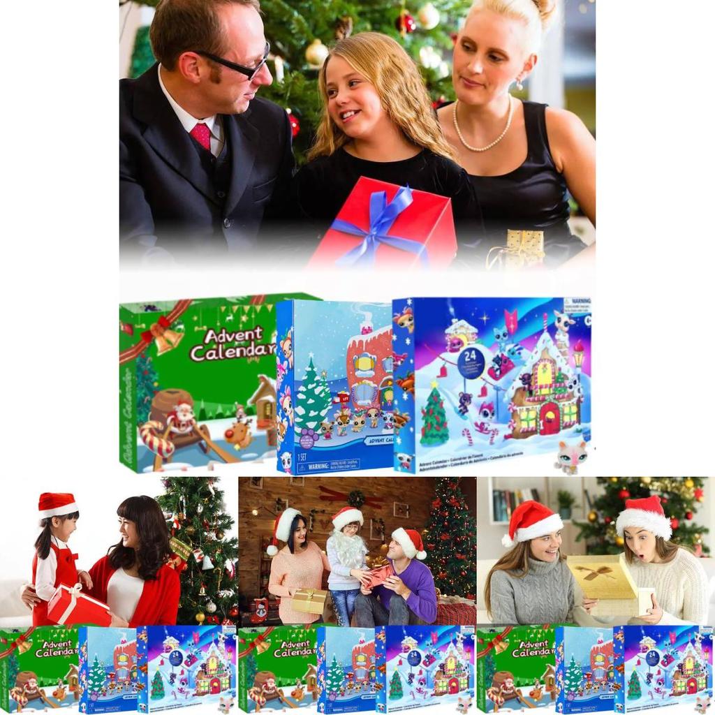 24 Days Of Christmas Anime Character Blind Box Advent Calendar Ideal For Family Enjoyment