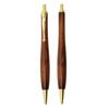 Shape Musical Instrument Paint Wooden Barrel Ballpoint Knock Gift Wooden Barrel Ballpoint Pen T Pen, Type, 0.5mm [Walnut]