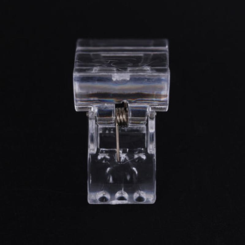 Nail Tips Clip Transparent Finger Poly Quick Building Gel Extension Nails Art Manicure Tool