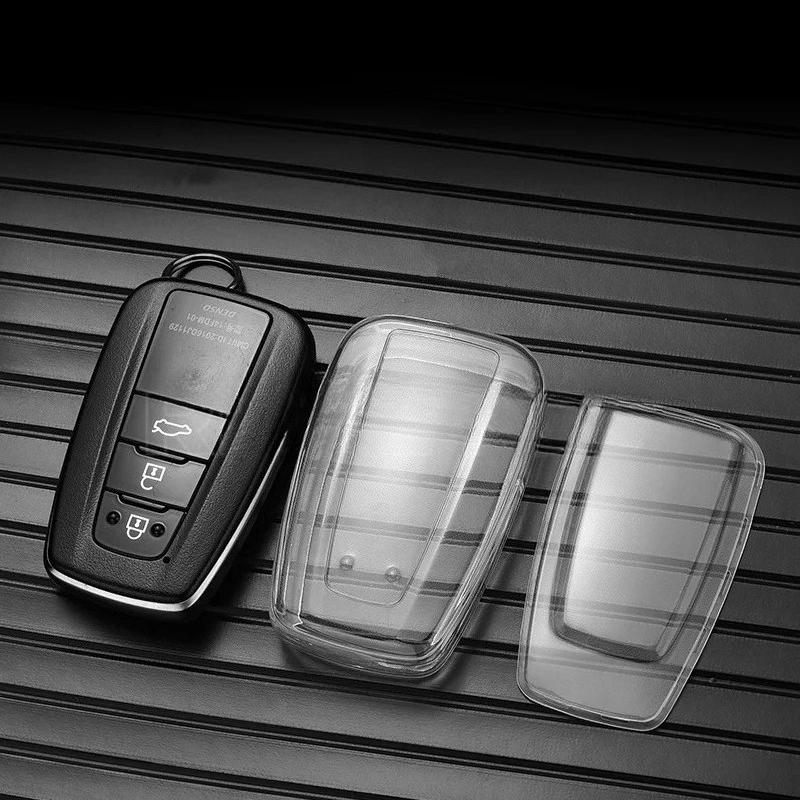 Tpu Car Key Cover For Toyota Corolla Rav4 Camry 70 Prado Rav 150 2 3 4 Buttons Key Case Holder Accessories Shell