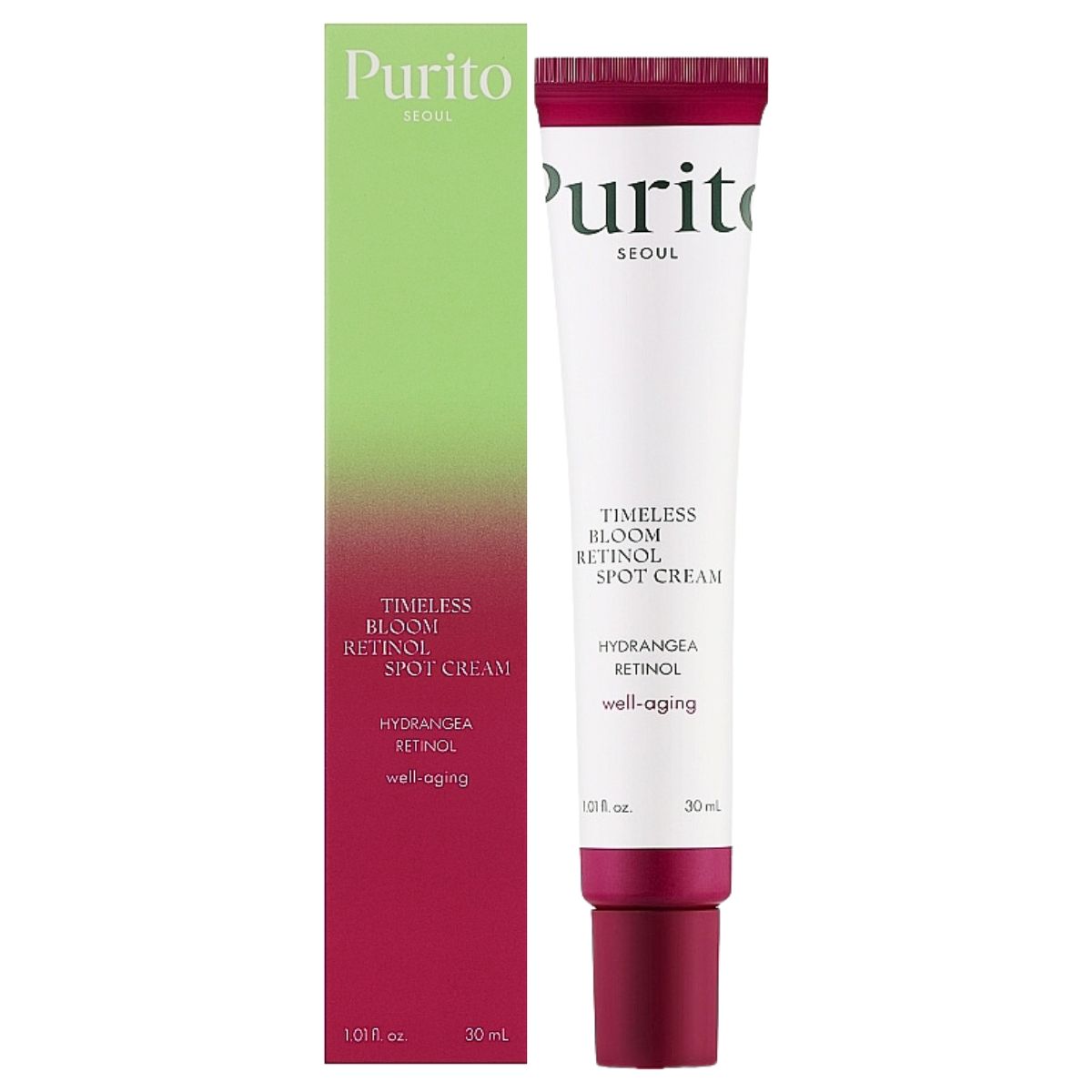 

Purito SEOUL - Timeless Bloom Retinol Spot Cream, 30 мл - точковий крем з ретинолом
