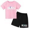 Summer Kids Clothes Boys/Girls Preschool Brand T-shirt Short Sleeved Top+Shorts Party Travel Sports Sunshine Charming Casual Set