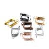 6-12 Teile/los Messing Französisch Ohrringe Haken Clips Hebel Zurück Offene Schleife Verschlüsse Für Diy Schmuck, Die Entdeckungen Liefert Zubehör