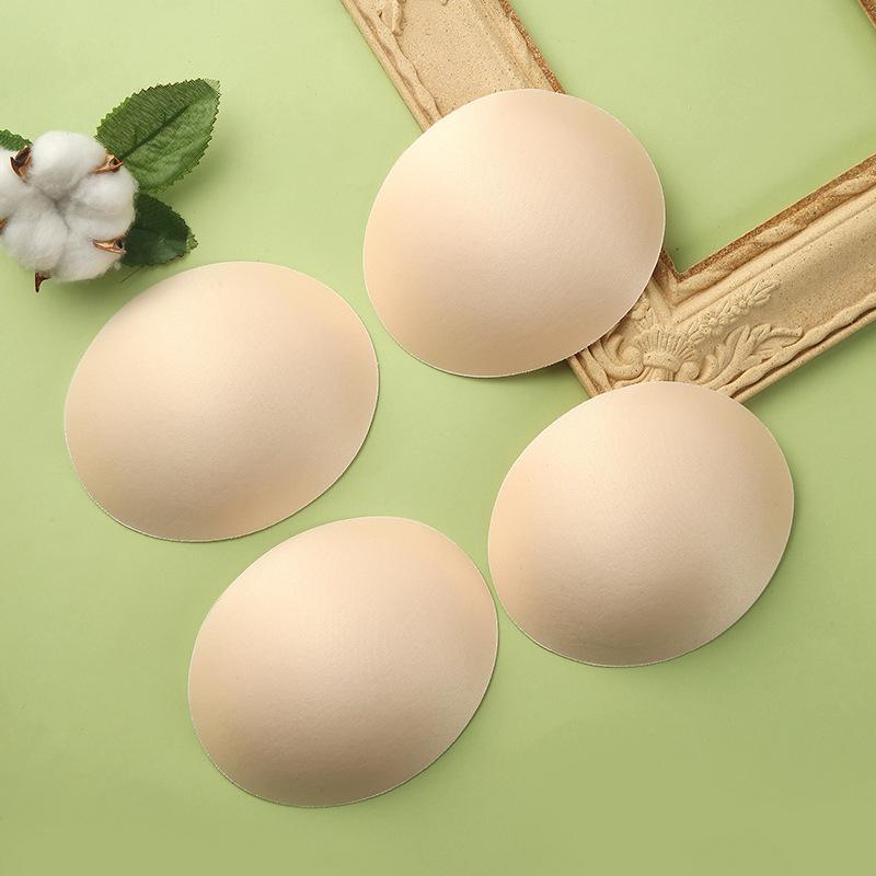 1Pair Sexy Women's Bra Pads Insert Removable Padding Brassiere Breast Enhancer Sopnge Push Up Cups for Swimsuits Bikini